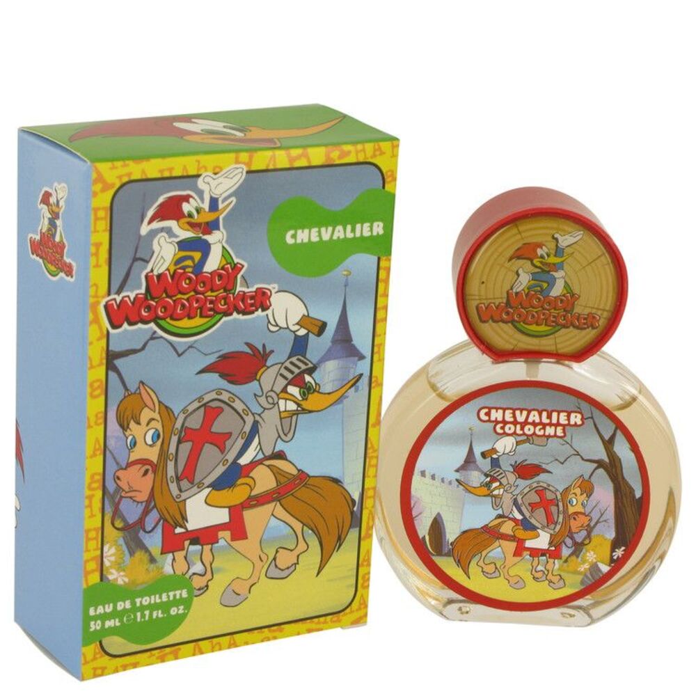 First American Brands Woody Woodpecker Chevalier Cologne Men Red and Black. Eau